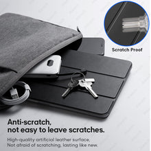 Load image into Gallery viewer, Leather Trifold Stand Case For Samsung Galaxy Tab A 10.1 2019 8.0 S5e Smart Sleep Wake Cover For Galaxy Tab S7 Plus S6 Lite Case
