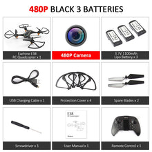 Load image into Gallery viewer, Eachine E38 WiFi FPV RC Drone 4K Camera Optical Flow 1080P HD Dual Camera Aerial Video Quadcopter Aircraft Remote Control Toys
