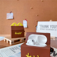 Load image into Gallery viewer, 3D Square Travis Scott x McDonald label Wireless Bluetooth Earphone Case For AirPods Pro 2 1 Cute clown Box soft Headset cover
