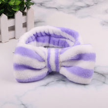 Load image into Gallery viewer, 2020 New Letter OMG Headbands for Women Girls Bow Wash Face Turban Makeup Elastic Hair Bands Coral Fleece Hair Accessories
