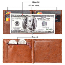 Load image into Gallery viewer, Fashion Men Wallet Casual Multi-card Position Credit Card Holder Ultra Thin Coin Purse For Men Portable Bifold Male Clutch Bag
