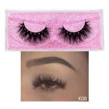 Load image into Gallery viewer, Visofree 5D Mink Eyelashes Long Lasting Mink Lashes Natural Dramatic Volume Eyelashes Extension Thick Long 3D False Eyelashes
