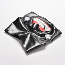 Load image into Gallery viewer, new Party Cosplay costume Anime Adjustable Zipper Halloween Accessories PU Leather Japanese Blinder Kaneki Ken Tokyo Ghoul Mask
