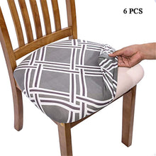 Load image into Gallery viewer, 6pc Chair Covers Spandex Elastic Chair Protector Slipcover Christmas Decoration Seat Covers for Computer Chair slipcovers#G7
