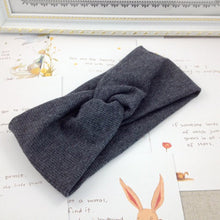 Load image into Gallery viewer, 2020 Women Headband Cross Top Knot Elastic Hair Bands Soft Solid Girls Hairband Hair Accessories Twisted Knotted Headwrap
