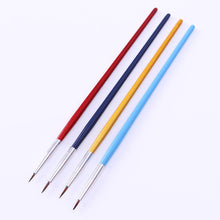 Load image into Gallery viewer, 3Pcs/Set UV Gel Drawing Painting Nail Liner Brush Acrylic Nail Pen French Nail Mixed Colors Gourd Handle Nail Art DIY Tools
