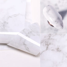 Load image into Gallery viewer, 100/50x4cm Nail Foils Marble Series Pink Blue Foils Paper Nail Art Transfer Sticker Slide Nail Art Decal Nails Accessories 1 Box
