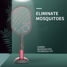 Load image into Gallery viewer, Electric Mosquito Swatter Mosquito Killer Lamp USB Rechargeable Kill Fly Bug Zapper Killer Trap 3000V Electric Shock With Lights
