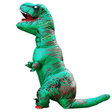 Load image into Gallery viewer, Hot T REX Dinosaur Inflatable Costume Party Cosplay costumes Fancy Mascot Anime Halloween Costume For Adult Kids Dino Cartoon
