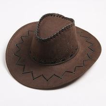 Load image into Gallery viewer, Fashion Western Cowboy Hat Large Brimmed Hat for Men or Female Western Hat cowboy cap
