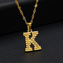 Load image into Gallery viewer, Capital Letter Initial Necklace For Women Stainless Steel Gold A-Z Alphabet Pendant Necklace Jewelry Christmas Gift Bijoux Femme
