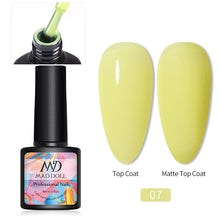 Load image into Gallery viewer, MAD DOLL 8ml 60 Colors Gel Nail Polish  Nail Color Nail Gel varnish Soak Off UV Gel Varnish Base Coat No Wipe Top Coat
