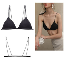 Load image into Gallery viewer, Front Closure Bra Sexy Women Bralette AB Cup Bras for Female Brassiere Underwear Wireless Bra Lingerie Solid Color Black/White
