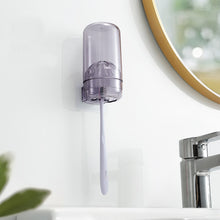 Load image into Gallery viewer, Bathroom Accessories organizer Set Toothbrush Holder Automatic Toothpaste Dispenser Holder Toothbrush Wall Mount Rack Tools Set
