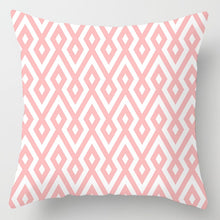 Load image into Gallery viewer, New Pink Roses Feathers Geometric Cushion Cover Modern Fashion Nordic Simple Pillowcase Decorative Sofa Seat Throw Pillows Cover
