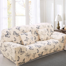 Load image into Gallery viewer, Butterfly Printing Slipcover Sofa Cover Tightly All-inclusive Wrap 1/2/3/4 Seat Sofa Cover Elasticity Anti-dirty Sofa Cover
