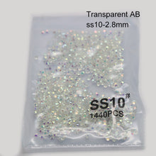 Load image into Gallery viewer, 1440pcs Glass 3D Rhinestones For Nail Art Design Gems Nail Decorations Crystal Strass AB Stones SS3-SS10
