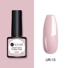 Load image into Gallery viewer, UR SUGAR Nude Glitter Gel Nail Polish Varnish Pink Rose Gold Shimmer Soak Off UV LED Nails Gel varnish  7.5ml
