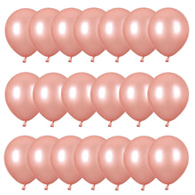 Load image into Gallery viewer, 20pcs 12Inch Rose Gold Balloons Confetti Chrome Balloon Birthday Party Decors Wedding Decorations New Year Decor Globos Metallic

