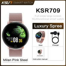 Load image into Gallery viewer, KSUN KSS901 Smart Bracelet Band With Heart rate Monitor ECG Blood Pressure IP68 Fitness Tracker Wrisatband Smart Watch
