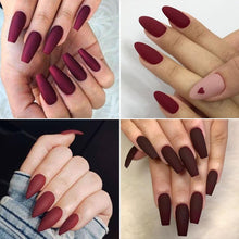 Load image into Gallery viewer, UR SUGAR 7.5ml Matte Nail Gel Polish Purple Series Hybrid Varnish Nail Art Semi Permanent UV Gel Varnish Soak Off Matte Top Coat
