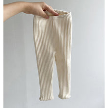 Load image into Gallery viewer, Autumn Winter Baby Boys And Girls Clothes Set Ribbed Sweater Bottom Shirts And Pants Suit Children's Clothing 2 Piece Set
