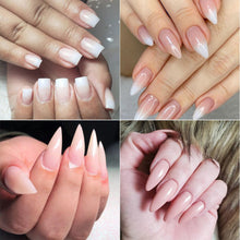 Load image into Gallery viewer, 1 Box Nail Extension Gel Pink White Clear Poly UV Builder Gel For Nails Finger Extensions Form Tips French Nail Art Tools LY1623
