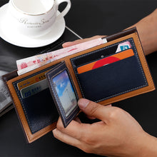 Load image into Gallery viewer, Fashion Men Wallet Casual Multi-card Position Credit Card Holder Ultra Thin Coin Purse For Men Portable Bifold Male Clutch Bag
