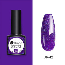 Load image into Gallery viewer, UR SUGAR Nude Glitter Gel Nail Polish Varnish Pink Rose Gold Shimmer Soak Off UV LED Nails Gel varnish  7.5ml
