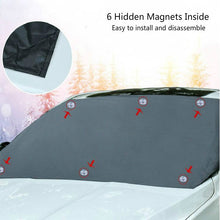 Load image into Gallery viewer, Automobile Magnetic Sunshade Cover Car Windshield Snow Sun Shade Waterproof Protector Cover Car Front Windscreen Cover
