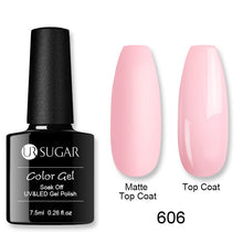 Load image into Gallery viewer, UR SUGAR Nude Glitter Gel Nail Polish Varnish Pink Rose Gold Shimmer Soak Off UV LED Nails Gel varnish  7.5ml

