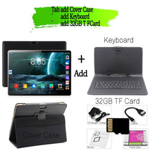 Load image into Gallery viewer, New Original 10 inch Tablet Pc Android 7.0 Google Market 3G Phone Call Dual SIM Cards BDF Brand WiFi GPS Bluetooth 10.1 Tablets
