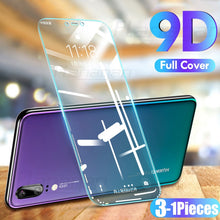 Load image into Gallery viewer, 3-1Pcs Full Cover Tempered Glass For Huawei P40 P30 P20 Lite P20 Pro P Smart 2019 Screen Protective Glass For Huawei Mate20 Lite
