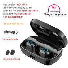 Load image into Gallery viewer, 3500mAh LED Bluetooth Wireless Earphones Headphones Earbuds TWS Touch Control Sport Headset Noise Cancel Earphone Headphone
