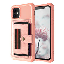 Load image into Gallery viewer, Luxury Card magnetic holder Phone Case For iPhone 12 Pro 11 Pro Max XR XS Max X 7 8Plus Wallet Leather Soft TPU Protection Cover

