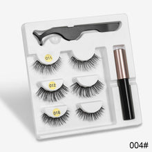 Load image into Gallery viewer, Magnetic Eyelashes Eyeliner Eyelash Curler Set5 Magnet Natural Long Magnetic False Eyelashes With Magnetic Eyeliner SEXYSHEEP
