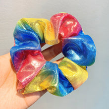 Load image into Gallery viewer, Chiffon Silk Elastic Hair Bands for Women Girls Colorful Scrunchies Hair Ring Head Hoop Ponytail Holder Fashion Hair Accessories
