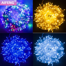 Load image into Gallery viewer, Xmas Outdoor christmas lights led string lights 100M 10M 5M Luces Decoracion fairy light holiday lights lighting tree garland
