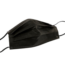 Load image into Gallery viewer, 5/30/50/100/200pcs Disposable Masks Non-woven Face Masks 3 layer Ply Filter Anti Dust Breathable Adult Mouth Mask Black IN STOCK
