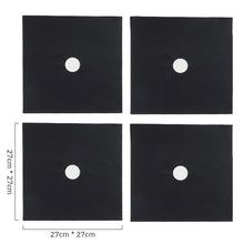 Load image into Gallery viewer, 4PCS/Set Reusable Non-stick Self Adhesive Foil Cleaning Mat For Gas Stove Protectors Cover Sheeting Kitchen Gas Stove Accessorie
