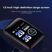 Load image into Gallery viewer, 116 plus Smart Watch Men Women Blood Pressure Monitor Waterproof Fitness Tracker Bracelet Heart Rate Smartwatch For Android IOS
