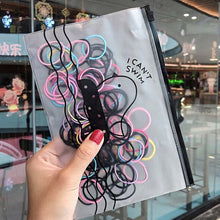 Load image into Gallery viewer, 50/100pcs/Set Girls Colorful Nylon Small Elastic Hair Bands Children Ponytail Holder Scrunchie Headband Kids Hair Accessories
