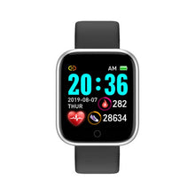 Load image into Gallery viewer, 116 plus Smart Watch Men Women Blood Pressure Monitor Waterproof Fitness Tracker Bracelet Heart Rate Smartwatch For Android IOS
