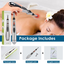 Load image into Gallery viewer, Electronic Acupuncture Pen Electric Meridians Laser Therapy Heal Massage Pen Meridian Energy Pen Relief Pain Tools Health Care

