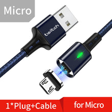 Load image into Gallery viewer, Twitch T03 Magnetic Cable Micro usb Type C Magnetic Usb Charging Cable Microusb Type-C Magnet Charger Wire usb c For iphone 11
