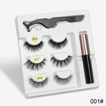 Load image into Gallery viewer, Magnetic Eyelashes Eyeliner Eyelash Curler Set5 Magnet Natural Long Magnetic False Eyelashes With Magnetic Eyeliner SEXYSHEEP

