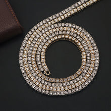 Load image into Gallery viewer, Fashion Iced Out Bracelet Necklace Men Link Tennis Chain Fashion Hip-Hop Jewelry Women 16/18/20/24/30inch Choker Chain Gift
