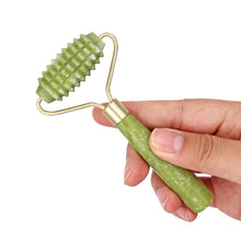 Load image into Gallery viewer, 1pc 8 Sizes Facial Massage Roller Plate Double/Single Heads Jade Stone Massager Eye Face Neck Thin Lift Relax Slimming Tools
