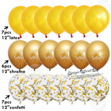Load image into Gallery viewer, 20pcs 12Inch Rose Gold Balloons Confetti Chrome Balloon Birthday Party Decors Wedding Decorations New Year Decor Globos Metallic
