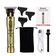 Load image into Gallery viewer, Electric Hair Clipper Rechargeable Beard Trimmer for Men Kids Barber Hair Cutting Machine Razor Cordless 0mm T-blade Cutter 45
